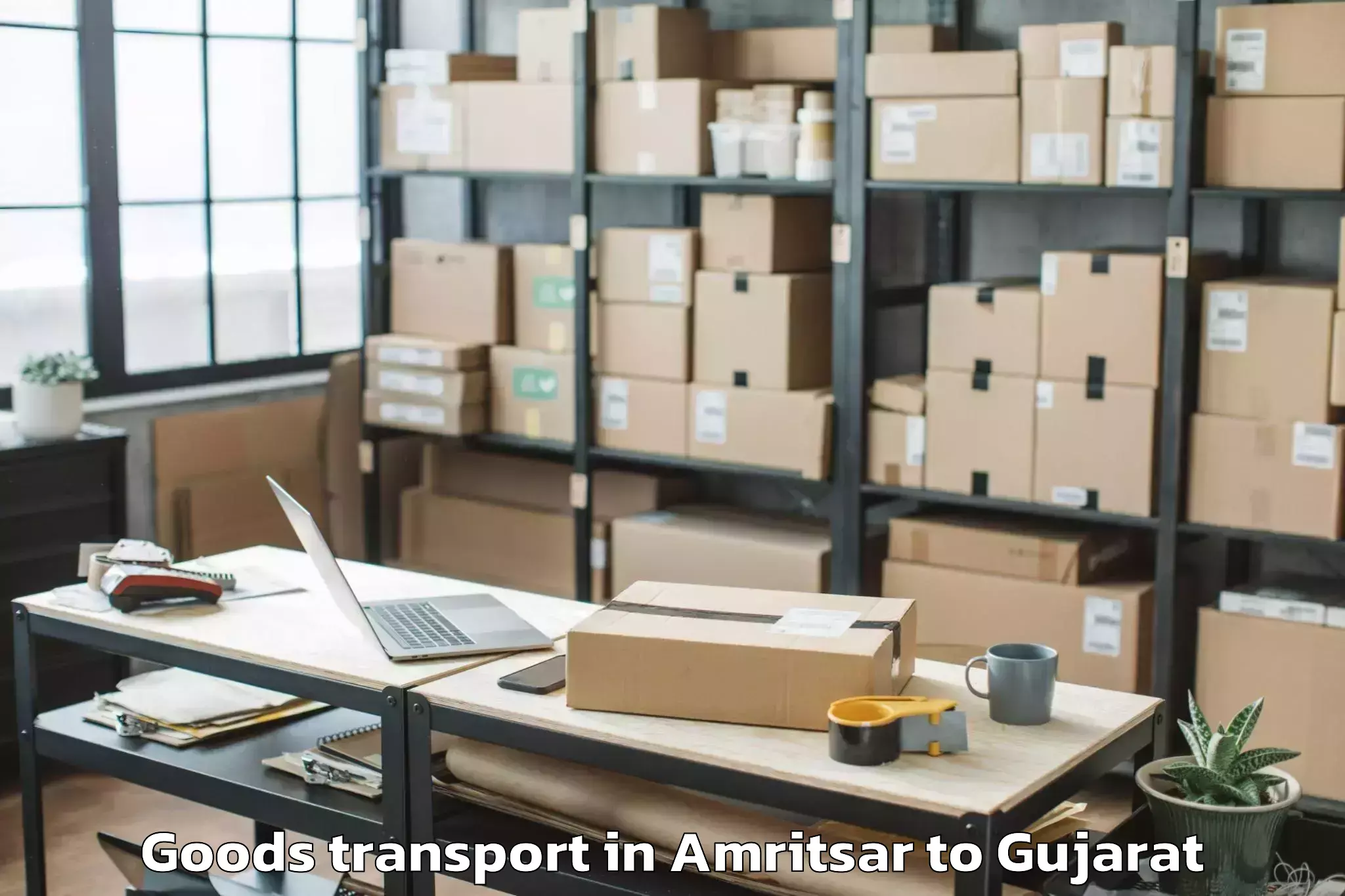 Amritsar to Mehsana Goods Transport